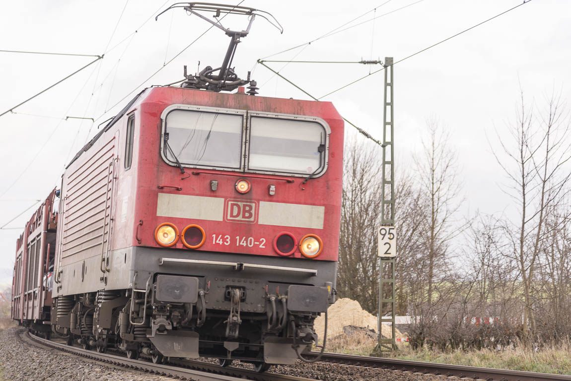 Güterzug auf freier Strecke Güterzug auf freier Strecke