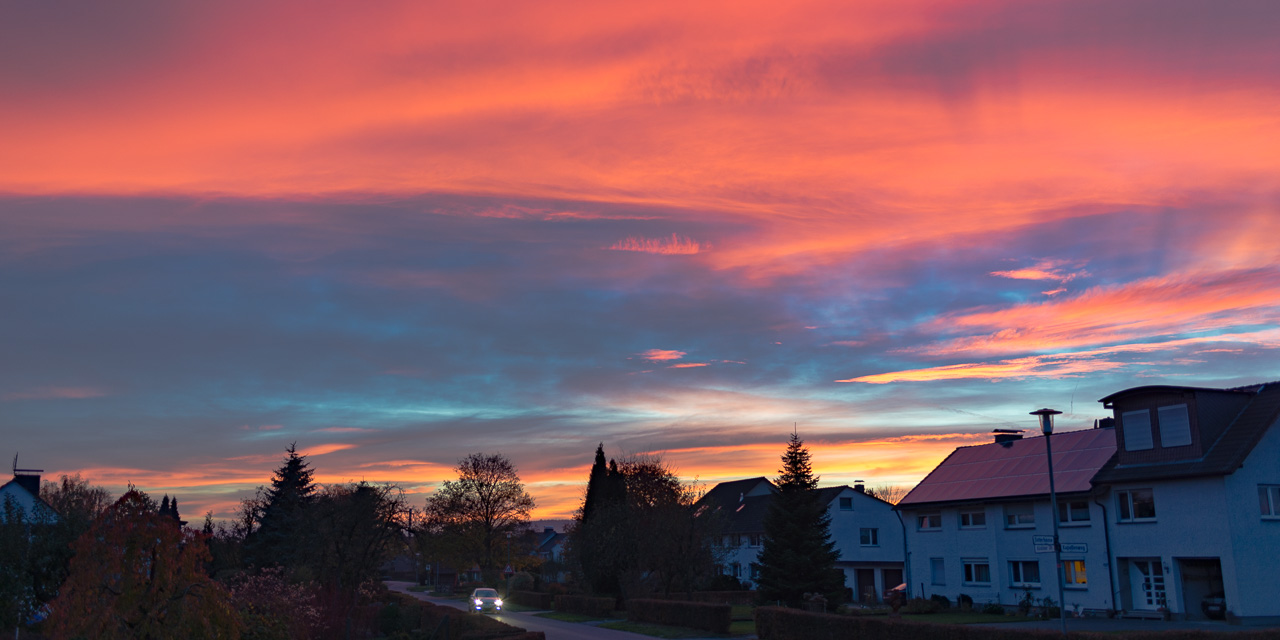 Abendstimmung Eichholz am 6.11.2018