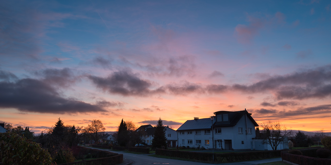 Abendstimmung Eichholz am 14.11.2018