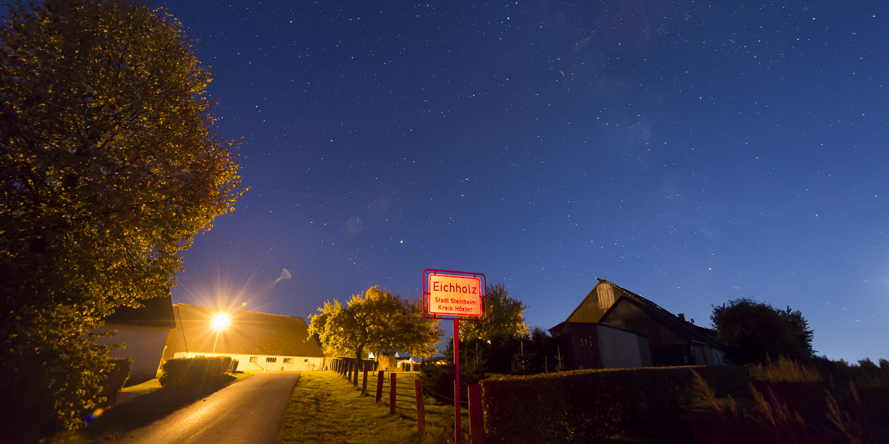 Eichholz bei Nacht